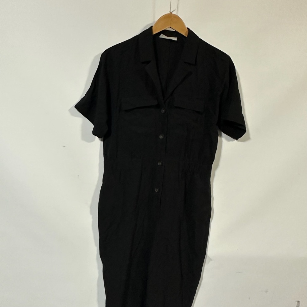 Everlane button down jumpsuit romper EUC